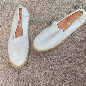 TOMS slip ons